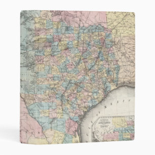 Richardson's New Map Of The State Of Texas Mini Binder