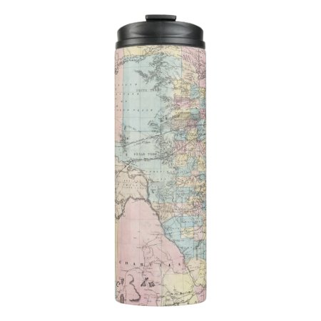 Richardson's New Map Of The State Of Texas Thermal Tumbler