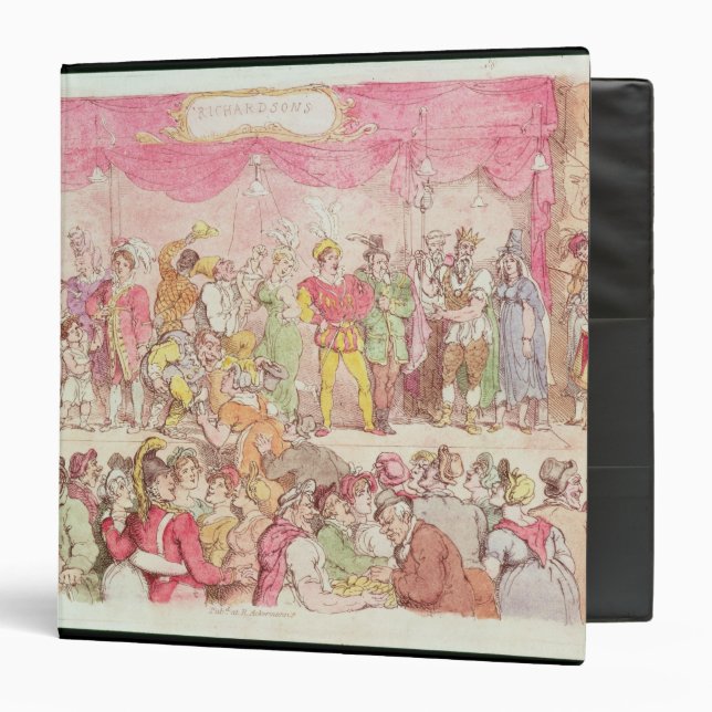 Richardson's Theatre, published by Ackermann's Binder (Front/Inside)