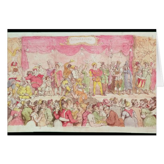 Richardson's Theatre, published by Ackermann's Cards (Front Horizontal)