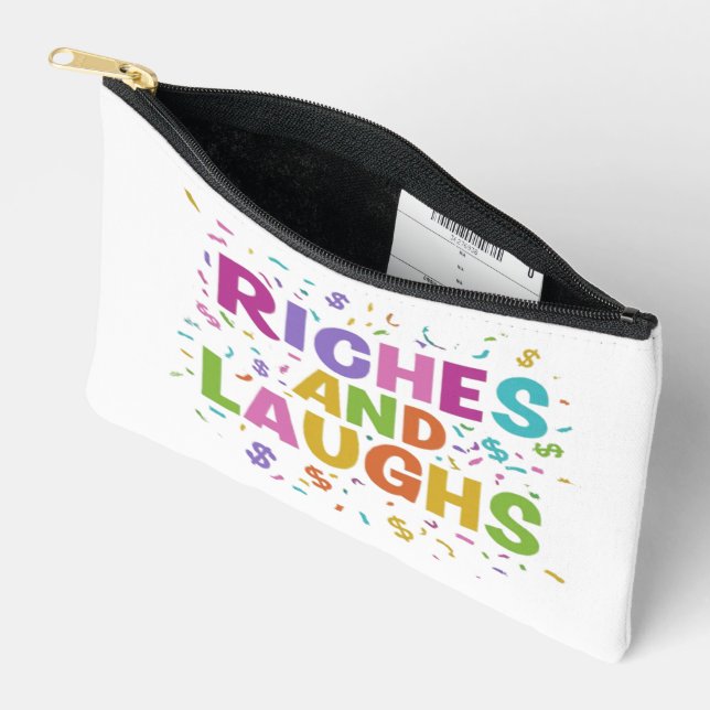  Riches and Laughs Print Cut Sew Bag (Open)