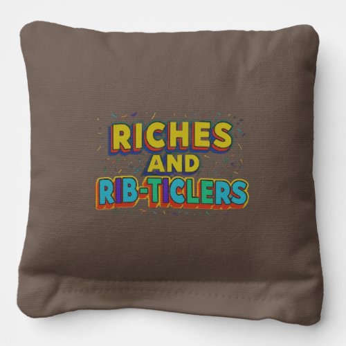 Riches and rib ticlers  cornhole bags