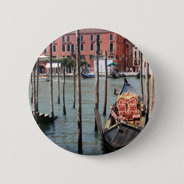 Riches of Venice Pinback Button (Front)