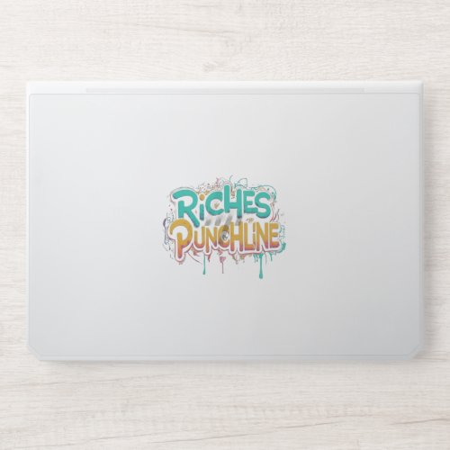 Riches with a punchline laptop case HP laptop skin