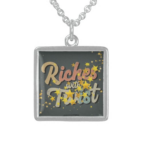 Riches with a Twist  Sterling Silver Necklace