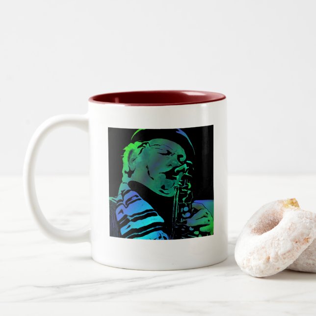 Richie Cole Alto Madness Orchestra Mug (With Donut)