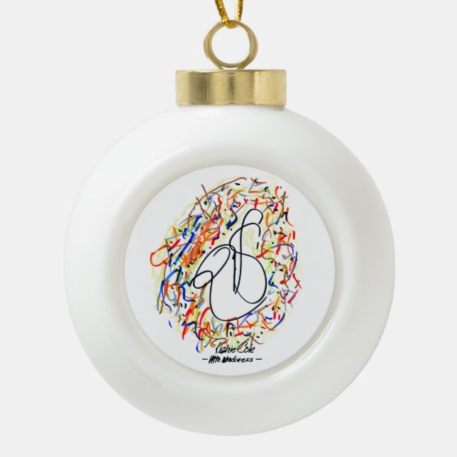 Richie Cole Original Sax Art Ornament (Front)