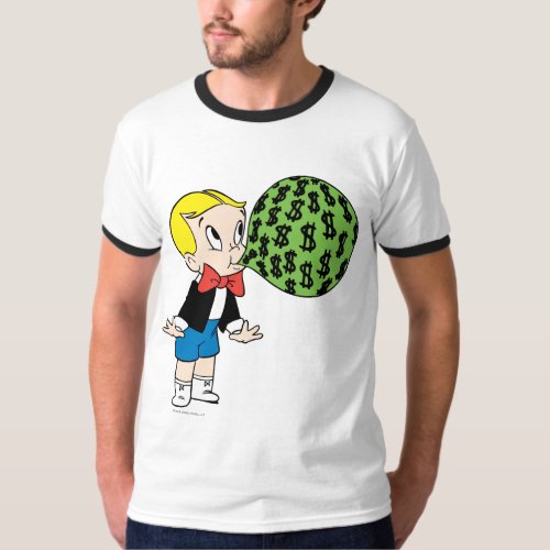 Richie Rich Blowing Bubble _ Color T_Shirt