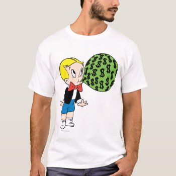 Richie Rich Blowing Bubble - Color T-shirt by richierich at Zazzle