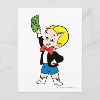 Richie Rich Dollar Bill - Color Postcard by richierich at Zazzle