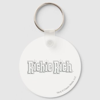 Richie Rich Logo - B&w Keychain by richierich at Zazzle
