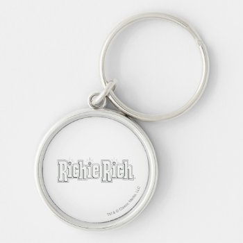 Richie Rich Logo - B&w Keychain by richierich at Zazzle