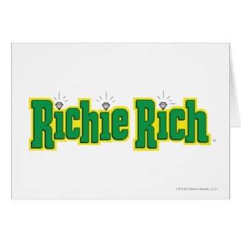 Richie Rich Logo - Color by richierich at Zazzle