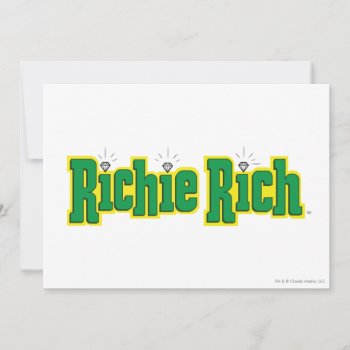 Richie Rich Logo - Color by richierich at Zazzle