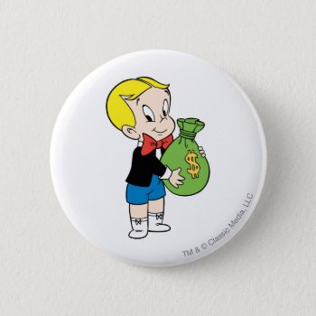 Richie Rich Money Bag - Color Button by richierich at Zazzle