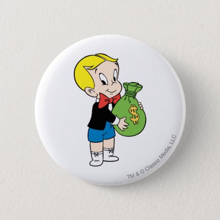Richie Rich Money Bag - Color Button