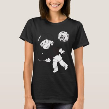 Richie Rich Paddle Ball - B&w T-shirt by richierich at Zazzle