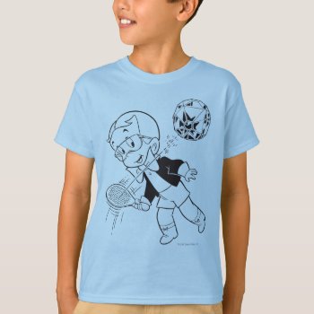 Richie Rich Paddle Ball - B&w T-shirt by richierich at Zazzle