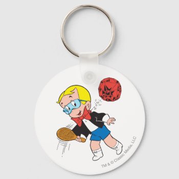 Richie Rich Paddle Ball - Color Keychain by richierich at Zazzle