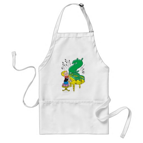 Richie Rich Playing Piano _ Color Adult Apron