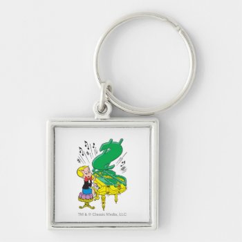 Richie Rich Playing Piano - Color Keychain by richierich at Zazzle
