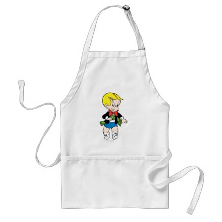 Richie Rich Pockets Full Of Money - Color Adult Apron