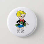 Richie Rich Pockets Full Of Money - Color Button at Zazzle