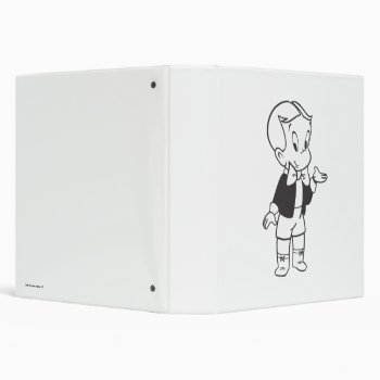 Richie Rich Standing 3 Ring Binder by richierich at Zazzle