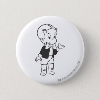 Richie Rich Standing Pinback Button by richierich at Zazzle