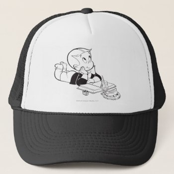 Richie Rich Studying - B&w Trucker Hat by richierich at Zazzle
