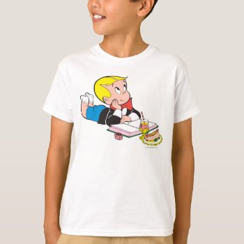 Richie Rich Studying - Color T-shirt by richierich at Zazzle