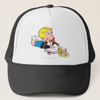 Richie Rich Studying - Color Trucker Hat by richierich at Zazzle