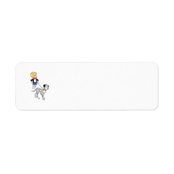 Richie Rich Walks Dollar The Dog - Color Label by richierich at Zazzle