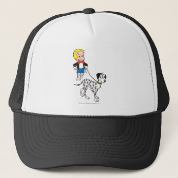 Richie Rich Walks Dollar The Dog - Color Trucker Hat by richierich at Zazzle