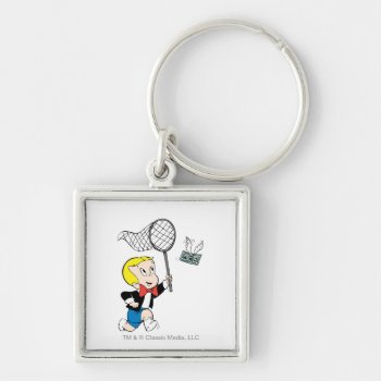 Richie Rich With Net - Color Keychain by richierich at Zazzle
