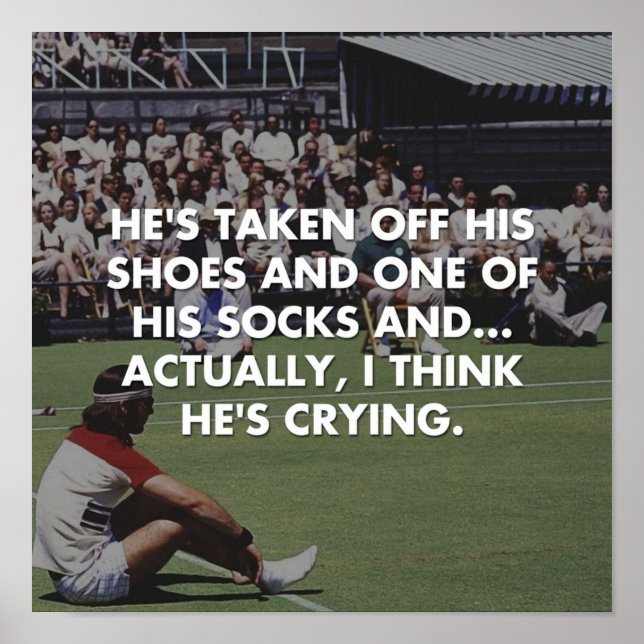 richie tenenbaum  tennis match poster (Front)