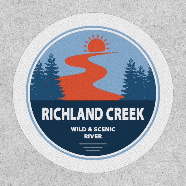 Richland Creek Arkansas Wild And Scenic River Patch (Front)