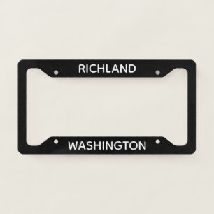 Richland Washington License Plate Frame