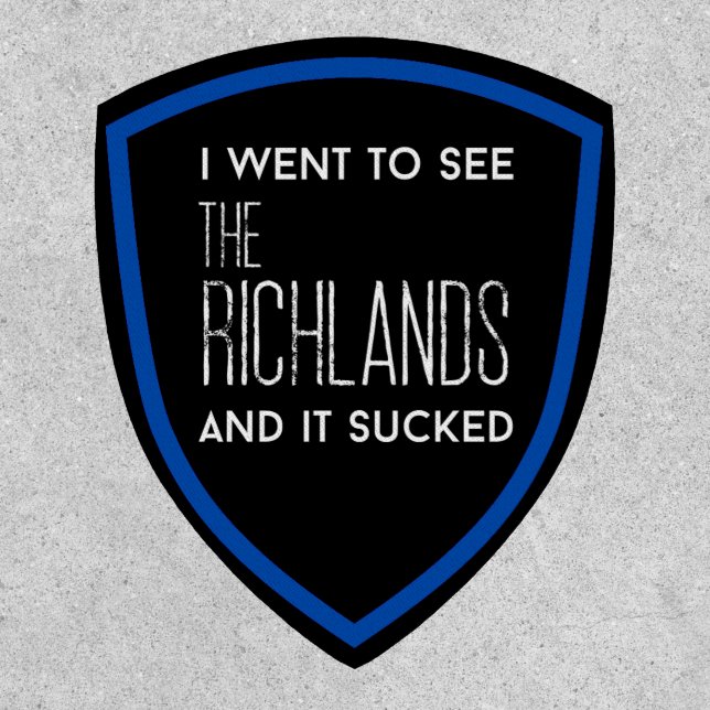 Richlands Blue Border Patch (Front)