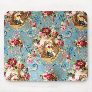Richloom Fragonard Cornflower Blue French Country  Mouse Pad