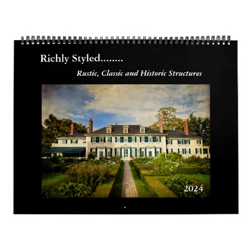 Richly StyledRustic and Historic Structures Calen Calendar