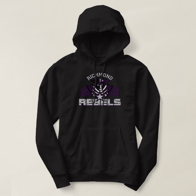 Richmond 6th Grade Camp | Adult Gray Logos Hoodie (Design Front)