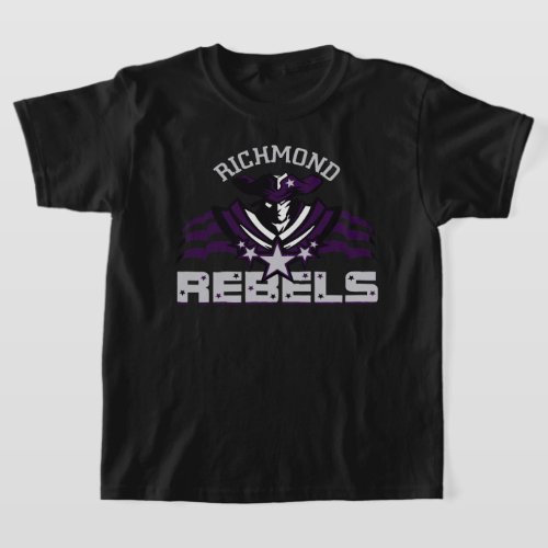 Richmond 6th Grade Camp  Kids Gray Logos T_Shirt