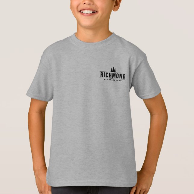 Richmond 6th Grade Camp | Kids Light T-Shirt (Front)