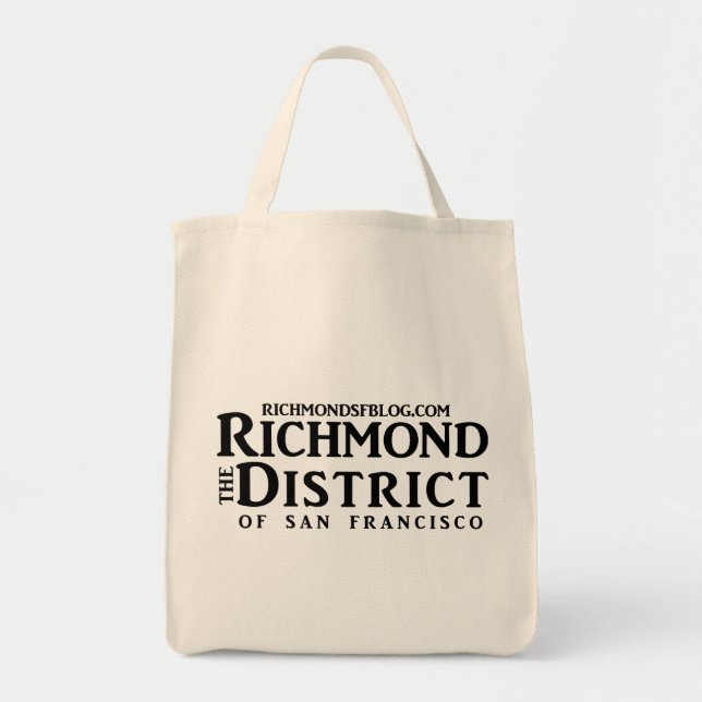 Richmond Blog Grocery Tote Bag (Front)