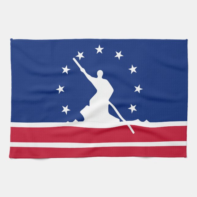Richmond city flag united state america Virginia Towel (Horizontal)