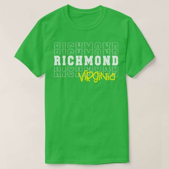 Richmond city Virginia Richmond VA T-Shirt (Design Front)