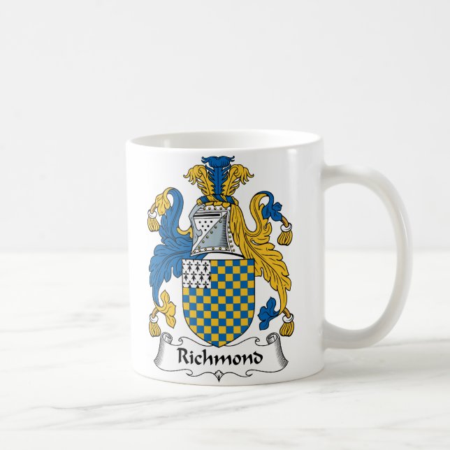 Richmond Family Crest Coffee Mug (Right)