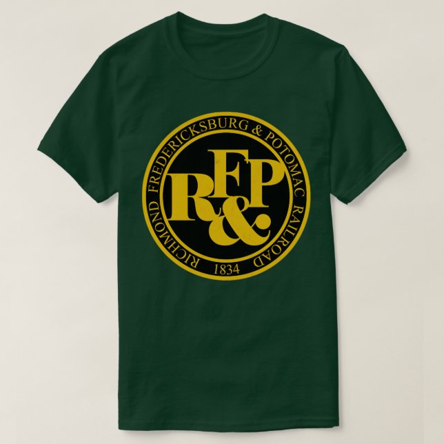 Richmond Fredericksburg and Potomac Railroad T-Shirt (Design Front)
