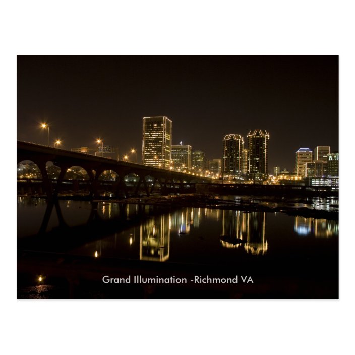 Richmond Grand illumination, . Postcard
